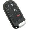 Replacement Key Fob Cover Case fit for 2013-2018 Dodge Ram 1500 2500 3500 Laramie Outdoorsman SLT SXT Pickup Truck Proximity Smart Keyless Entry