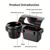 4-in-1 Car Window Organizer - Clip-On Cup Holder & Phone Mount SD-1524(1 pack)