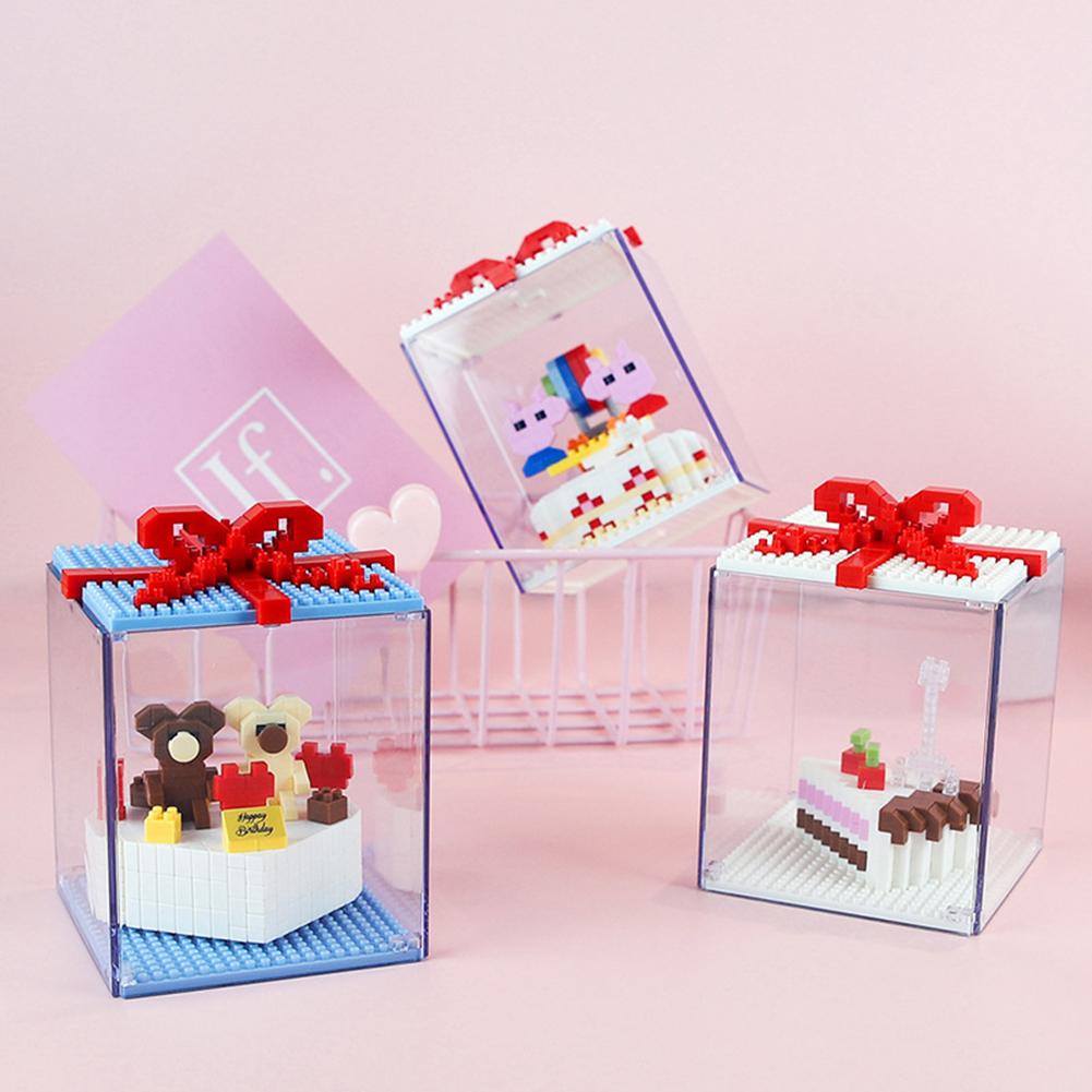 1 Set Of Building Blocks Assembling Cute Micro-particle Building Blocks Toy