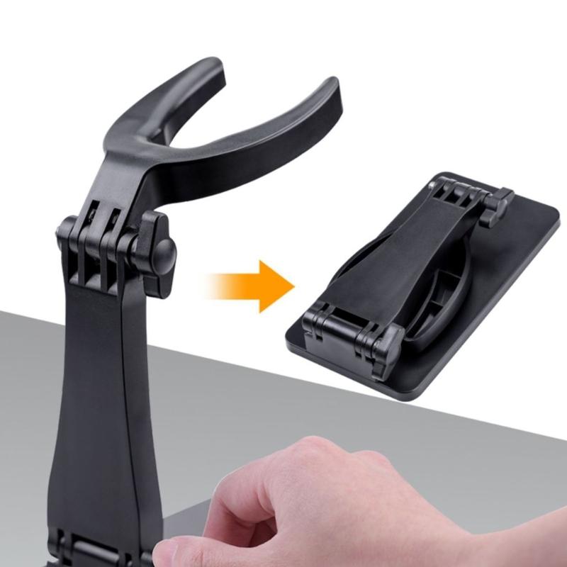 Foldable Universal Barcodes Readers Holder Adjustable Angle Plastic Design For Schools Supermarkets Offices