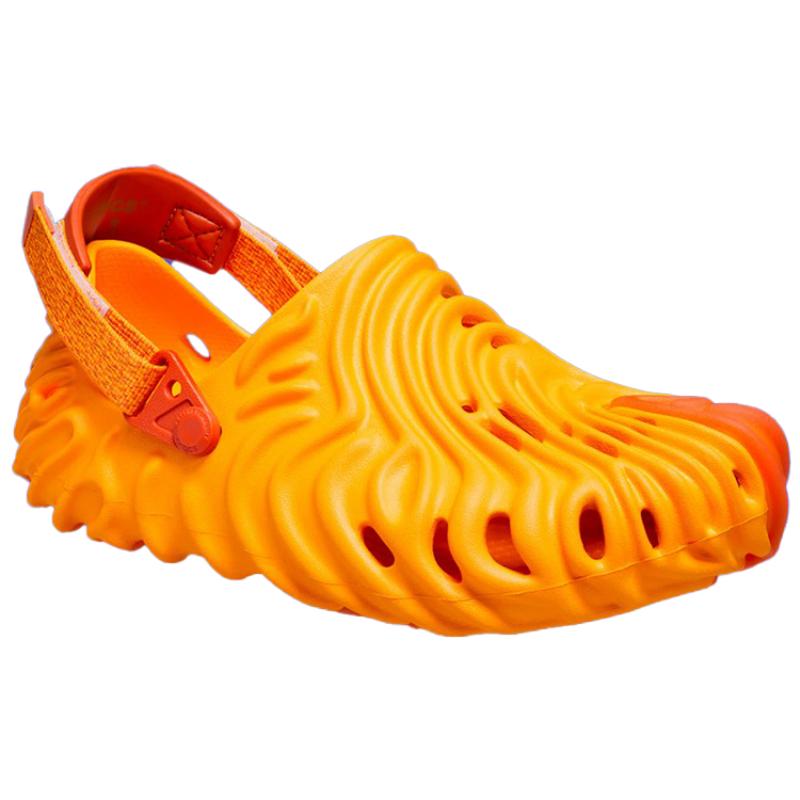 Salehe Bembury X Crocs Pollex Clog "Cobbler" Trendy Casual Beach Sandals Unisex Orange