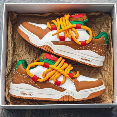 Fashion 2024 Streetwear Hip Hop Sneakers Men Original Sports Skateboard Shoes Man Fashion Low Top Men Casual Sneakers Platform Shoes