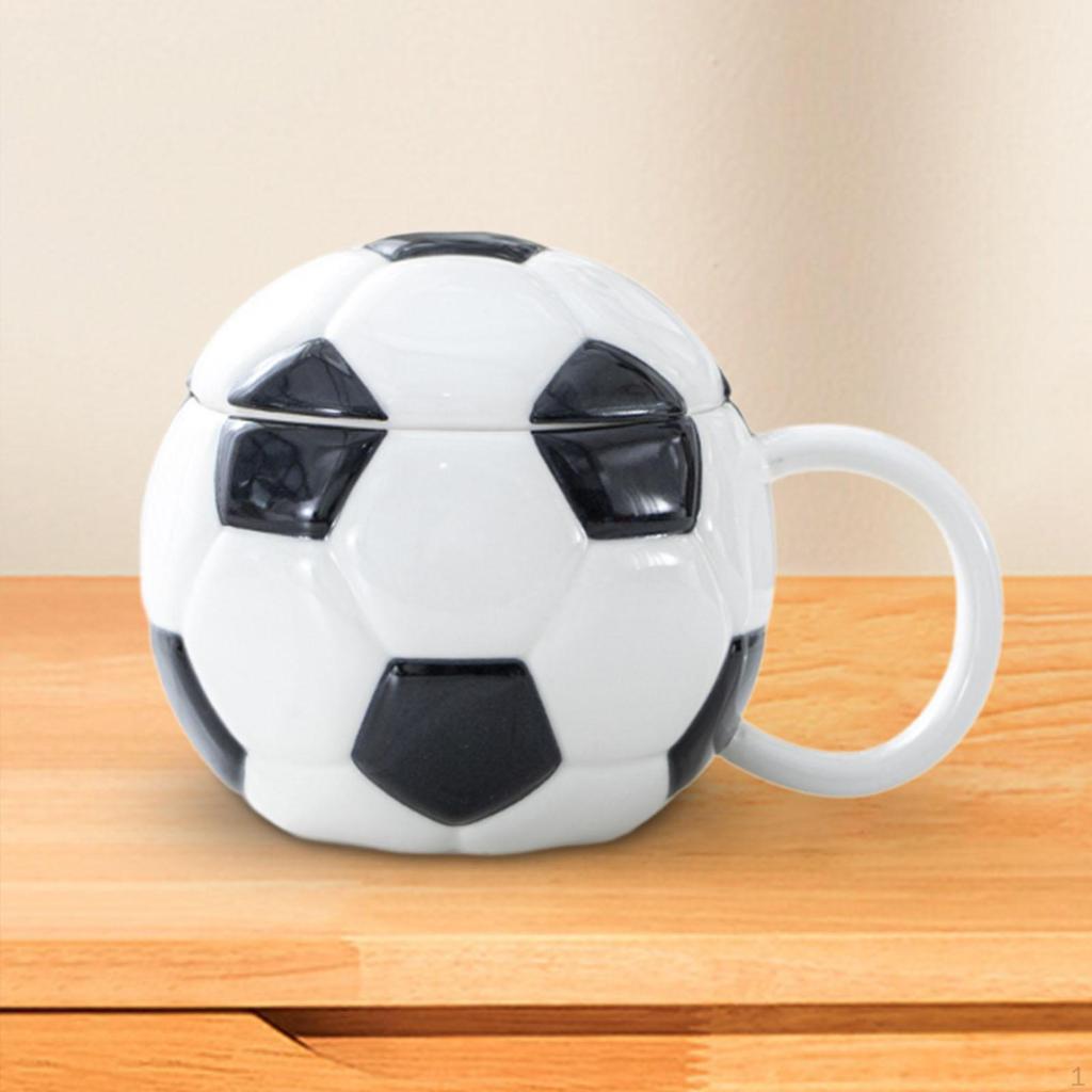 Ceramic Coffee Mug Baseball Birthday Gifts Funny Soccer Espresso Cup for Bakery Home Living