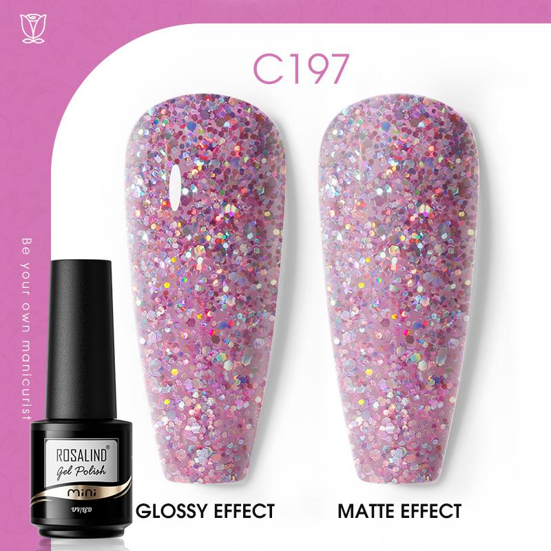 ROSALIND 7ml Reflektierender Nagelgellack 9D-Effekt DIY Semi Permanenter UV-LED-Lack Soak Off Cat Magnetic Nail Art Gel