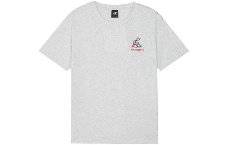 New Balance T Shirts Unisex Crew Neck Moderate Straight Fit AMT13573-SAH L