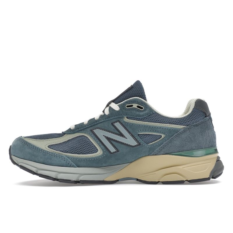 New Balance AURALEE X 990v4 Made In USA Trooper Unisex Sneakers Blue Dark-Slate Swamp U990AL4