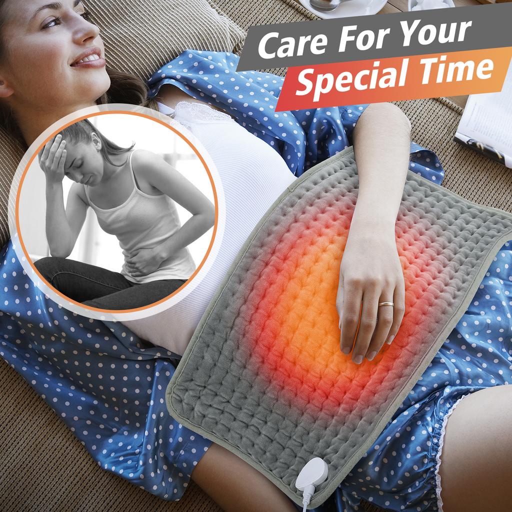 30X60Cm Electric Heating Pad Fast Warm Up 9 Levels Temperature Control for Legs Back Hands Winter Thermal Mat