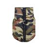 Weich gepolsterte Weste für Haustiere, Katzen und Hunde, Jacke mit Leinenschlaufe, Kleidung für kleine Hunde und Welpen, Camouflage-Hundeweste