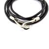 Les Trésors De Lily [J6932] - Black 'Peaceful' Mixed Bracelet (2 Rounds)