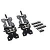 A25F-Adjustable Gate Hardware Kit Self Closing Gate Hinges For Wooden/Vinyl/PVC Fences Self Closing Gate Hardware Hinges