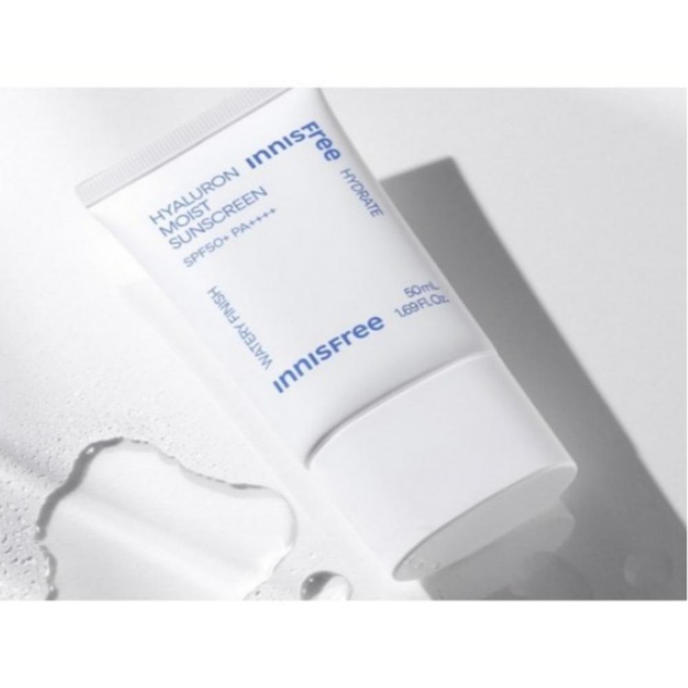 Innisfree Hyaluron Moist Sunscreen SPF50+ PA++++ 50ml × 2 (Twin Pack)