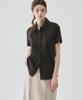 Deuloupisumeon Wrinkle-Free Slim Line Short Sleeve Shirt [Black]