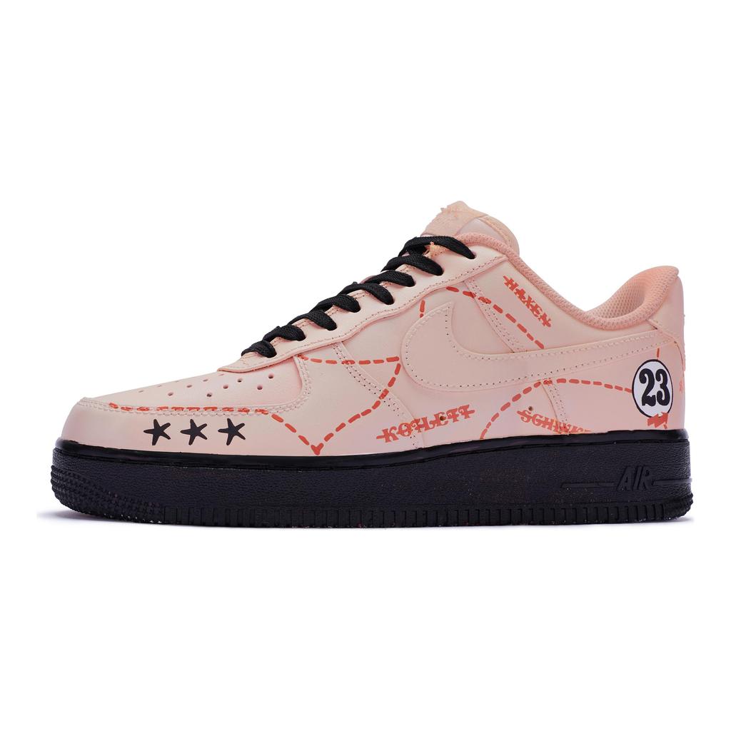 Nike Air Force 1 '07 Low top Skateboard Shoes Men's Pink Black White CW2288-111(Team80-)