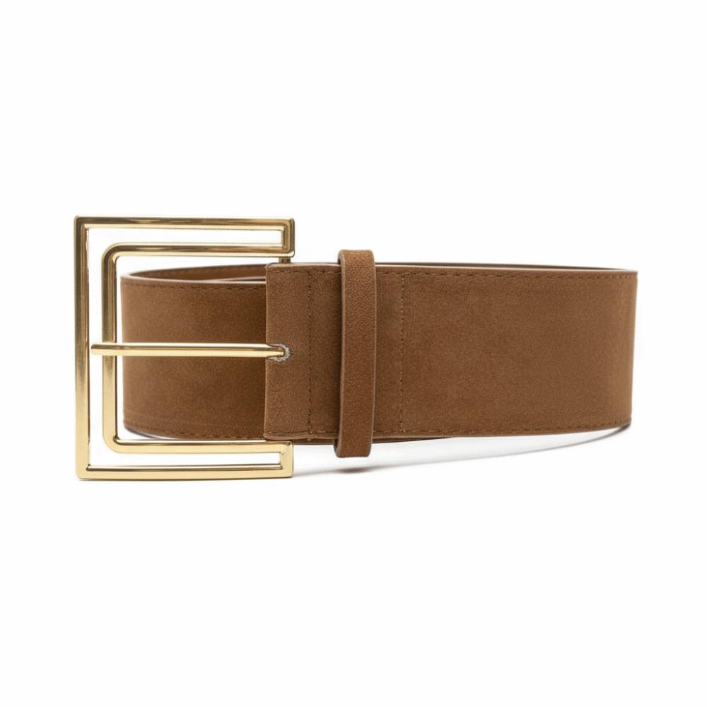 Pin Buckle Suede Leather Belt Versatile Wide Waistband Women Waist Belt  Coat Skirt Decoration