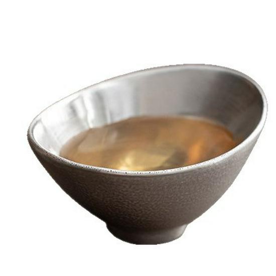 Sterling Silver Kung Fu Tea Tasting Cup with Gift Box