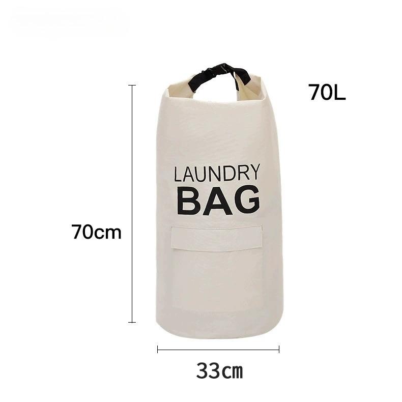 

71л мешок для белья корзина для белья органайзер для комнаты рюкзак с регулируемыми плечевыми ремнями и карманной корзиной для одежды белый