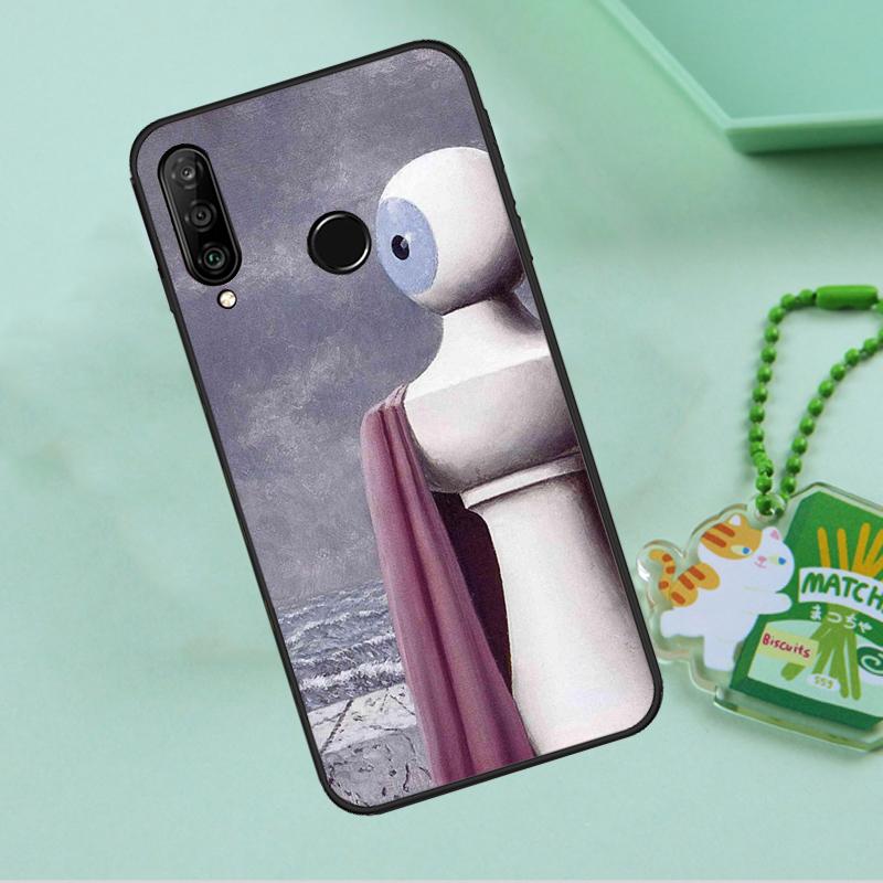 

Rene Magritte For Huawei Nova 12i 12s 7i 8i 11i 9 10 SE Y90 Y60 Y70 Y72 Y61 Y91 P30 P40 Lite P60 Pro Case Huawei Nova 8i