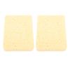 2Pcs Painting Sponge Rectangle Absorbent Sponge Set with Storage Box for Crafting Clning