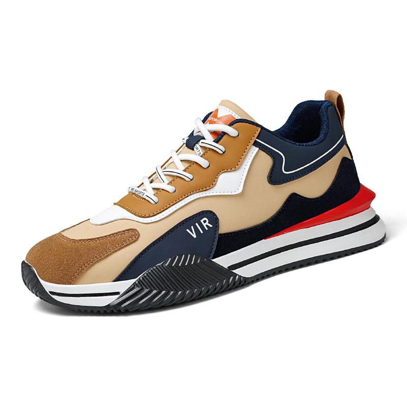 

2025 spring new men s low-top sports shoes trendy teen student Forrest Gump shoes outdoor casual men s shoes 44 хаки