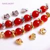 High Quality Irregular Loose Spacer Beads 18K Gold Plating Brass Asymmetrical Beads DIY Jewelry Making Accessories Wholesale