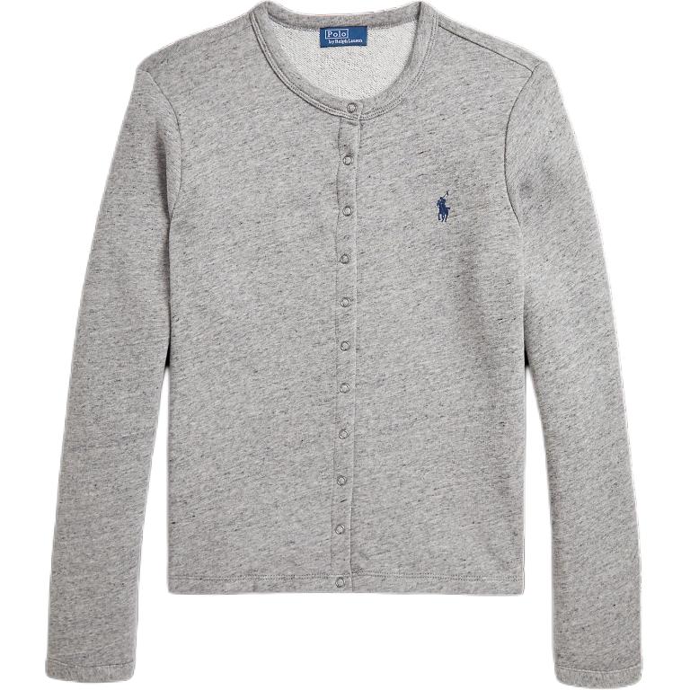 Polo Ralph Lauren Slim Fit Solid Color Crew Neck Long Sleeve Knit Sweater Women Sweater Deep-Vintage-Stone WMPOKNINDW20009-020