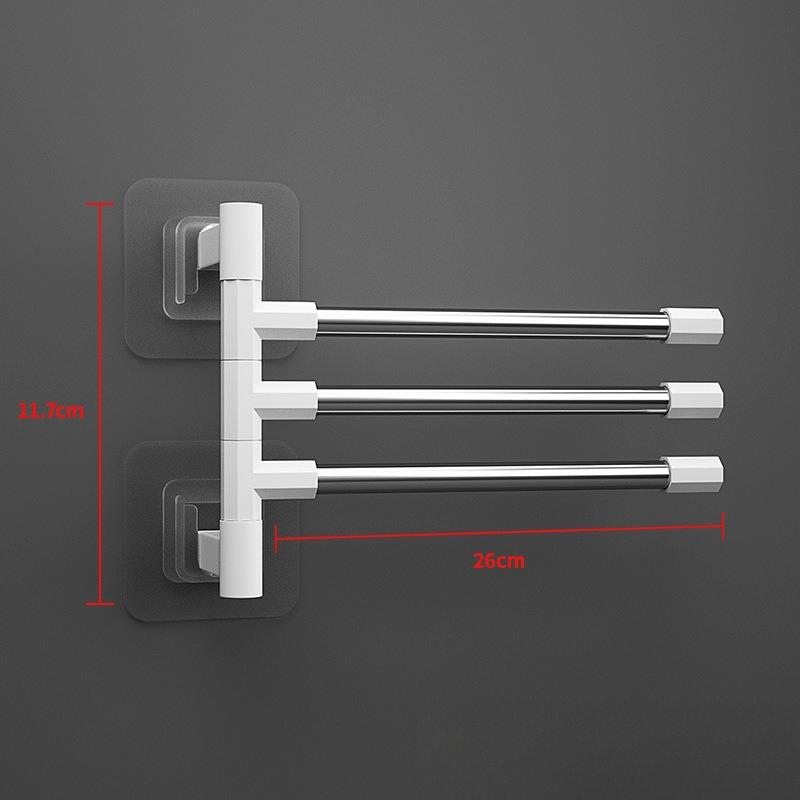 Suport pentru prosoape rezistent la rugină șină practic pentru cârlig de perete pentru baie