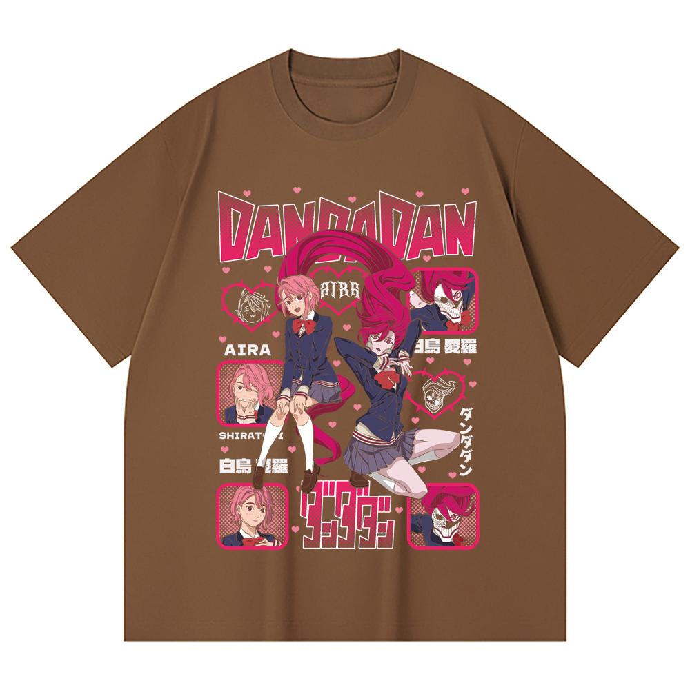 230 Gsm 100% Cotton Dandadan V11 Aira Print Unisex Heavy Cotton T Shirt