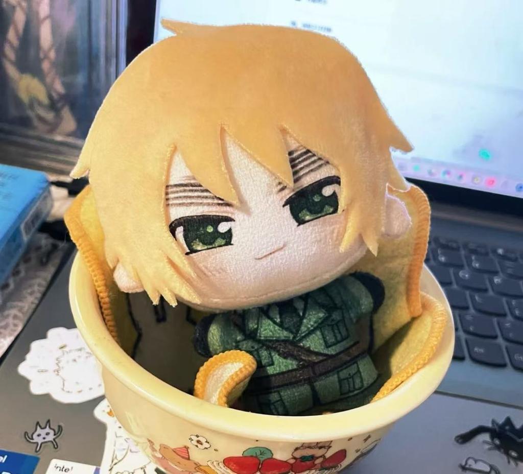 10cm Anime Hetalia Axis Powers Arthur Kirkland Cosplay Plush Doll Pendant Stuffed Toy Christmas Gift