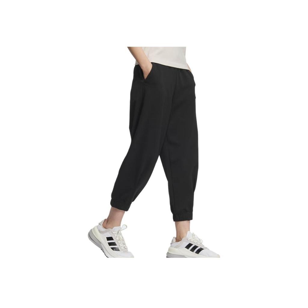 adidas Comfortable Versatile Fashion Trendy Casual Pants Women Bottoms Black JL6290