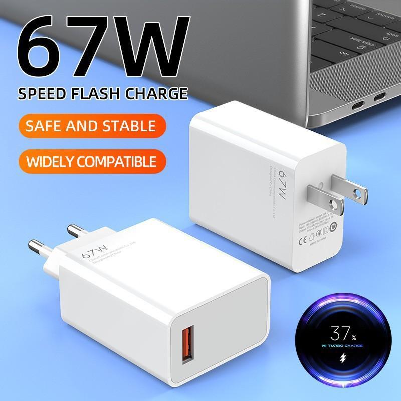 Mini USB Fast Charger 33W 67W 90W 120W Turbo Charge Overheat Protection 81% Faster for Pocket Carry Outdoor Trip Use