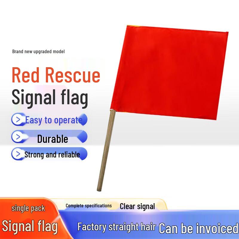 Handheld Traffic Signal Warning Flag
