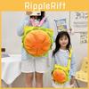 Cartoon Cute Hamburger Shoulder Bag Parent Child Backpack Daily School Travel