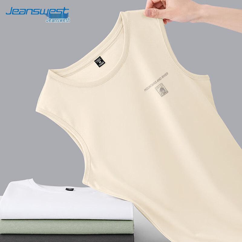 Мужская хлопковая майка с графическим принтом Jeanswest 3XL