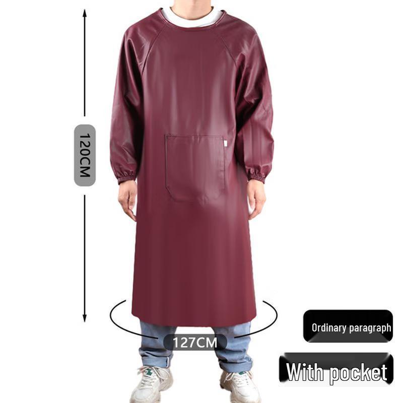 COFLYEE Waterproof Long-Sleeve Work Apron