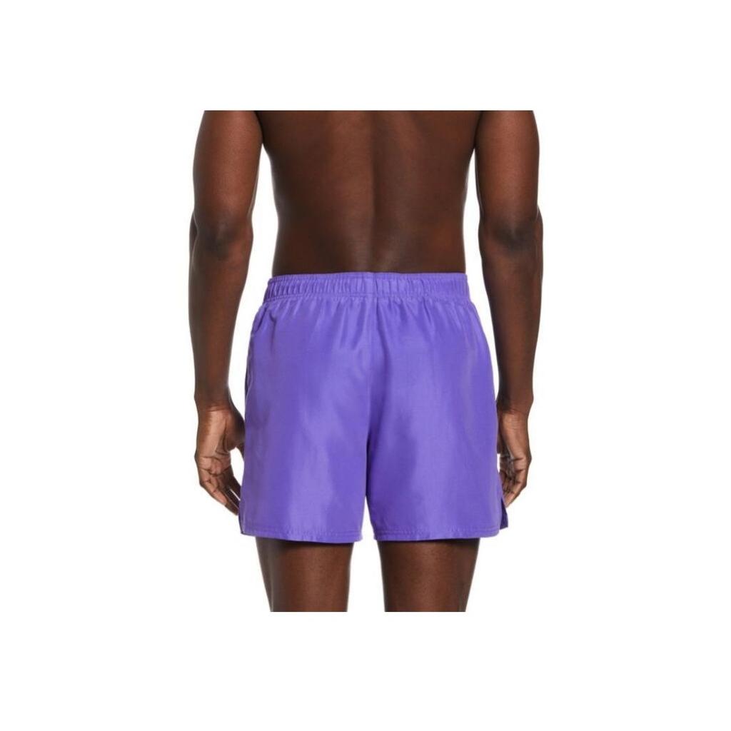 Nike Solid Print Elastic Straight Casual Shorts Men Bottoms Purple NESSA560-505