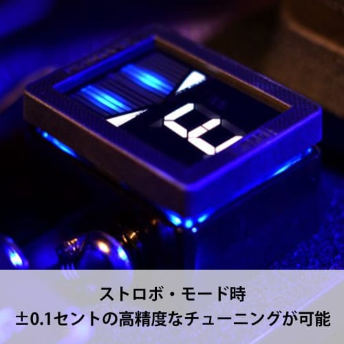 KORG Pitchblack XS Pedal Tuner for Guitar/Bass, Large Display, }0.1 Cent Accuracy, Ultra Buffer, True Bypass, Strobe Tuning, PB-XS