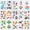 2026 Waterproof Children's World Cup Football Face Tattoo Stickers