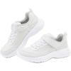Skechers Kids Boys Comfortable Versatile Breathable Low-Top Casual Shoes Kids Sneaker White 405110L-WHT