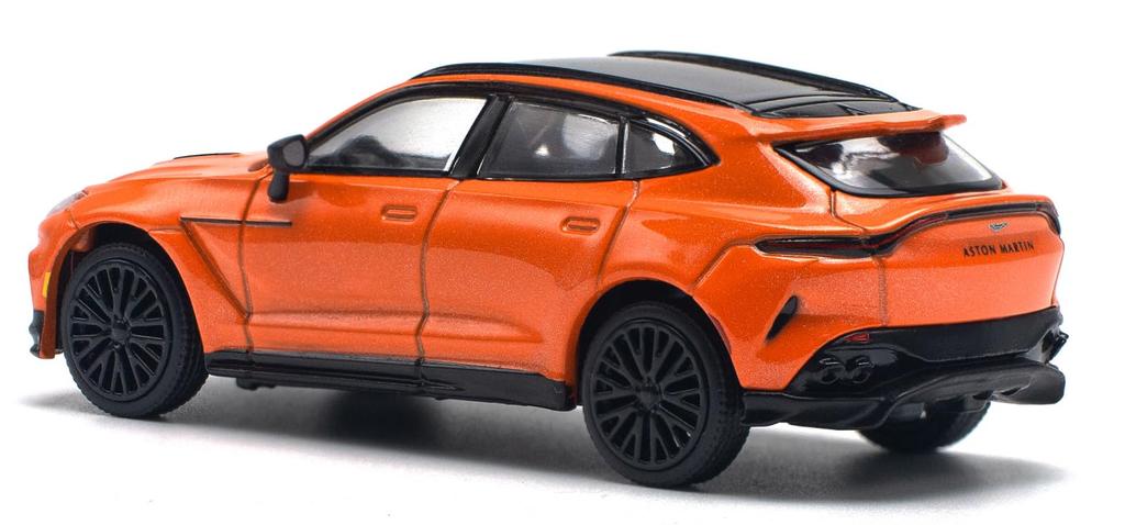 POP RACE ASTON MARTIN DBX 707 COSMOS ORANGE Completed Product 1/64 -