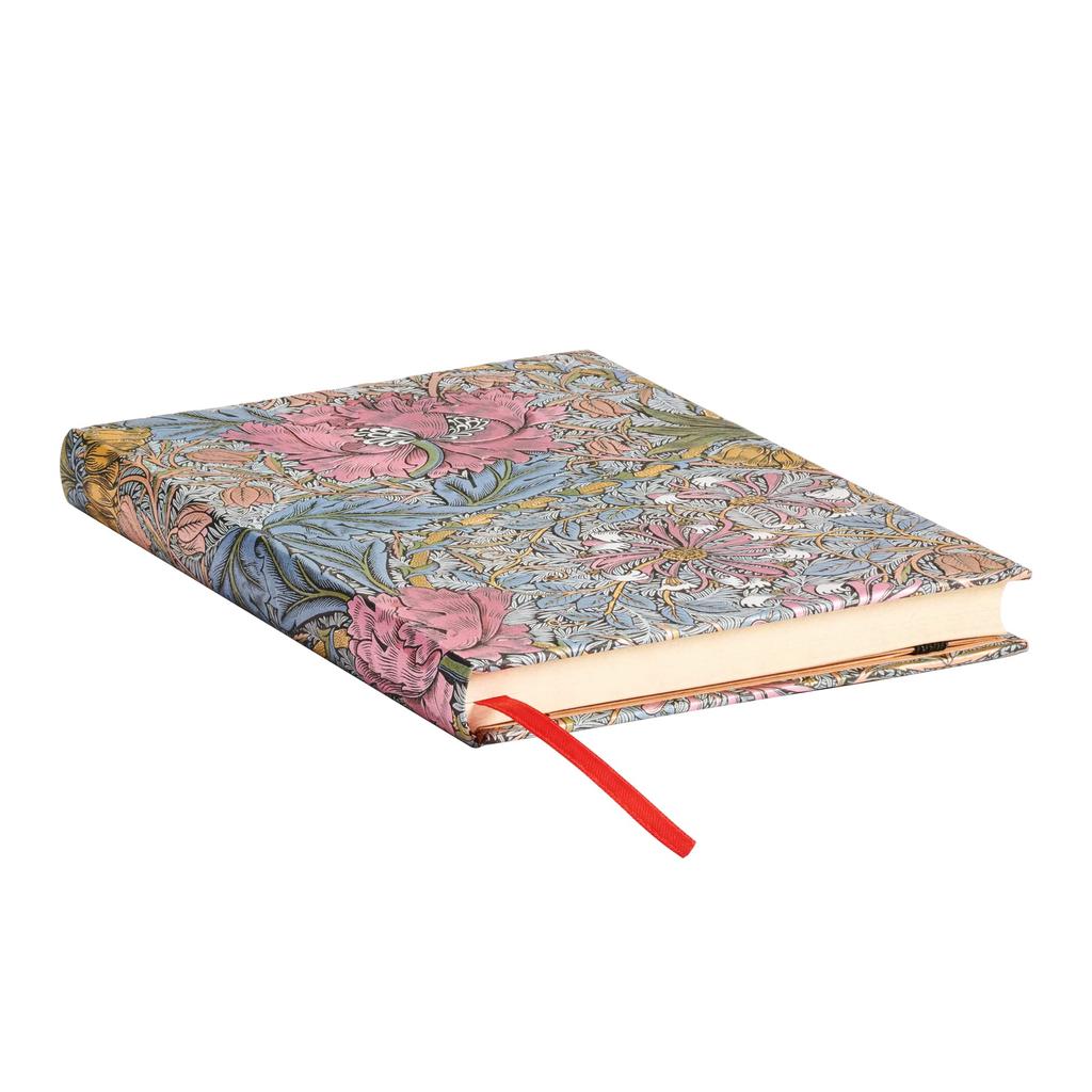 Morris Pink Honeysuckle William Paperblanks/Paperblanks Notebook, Hardcover, Morris, Medium, B6, Lined, PB9387-9