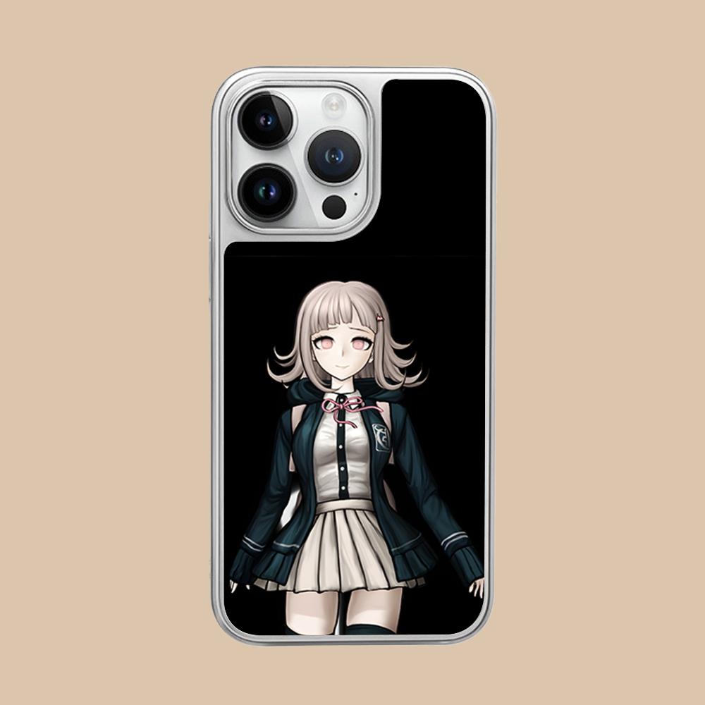 Danganronpa Chiaki Nanami Phone Case for iPhone 17 16 15 14 13 12 11 Air Pro Max Plus Electroplated Silver Cover