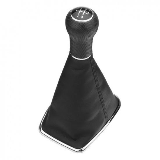 Manual 5 Speed Gear Shift Knob Gaitor Boot For Volkswagen Jetta Golf 1999-2004