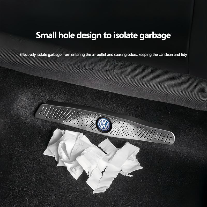 ABCD1 2Pcs Car Seat Air Conditioning Rear Vent Outlet Protection Cover For VW Passat Tiguan X L Touran L Golf 7 8 Jetta VS5 Magotan CC