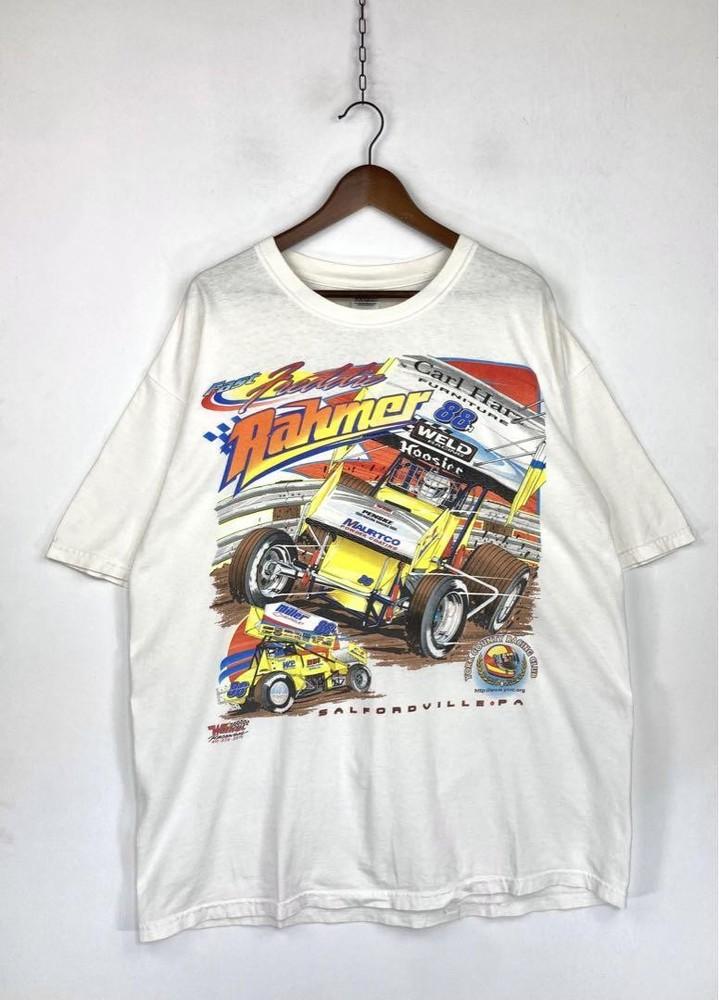 

F1 Formula One Racing White Short Sleeve Unisex T shirt Classic style NH24066 Unisex T-Shirt S