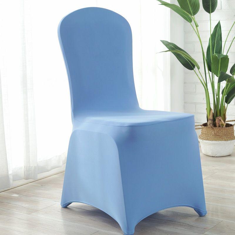Universal Stretch Chair Cover - Solid Color, Thickened for Hotel, Restaurant, Wedding, Banquet