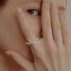 TATIANA Lovely Pearl Ribbon Ring CR1821