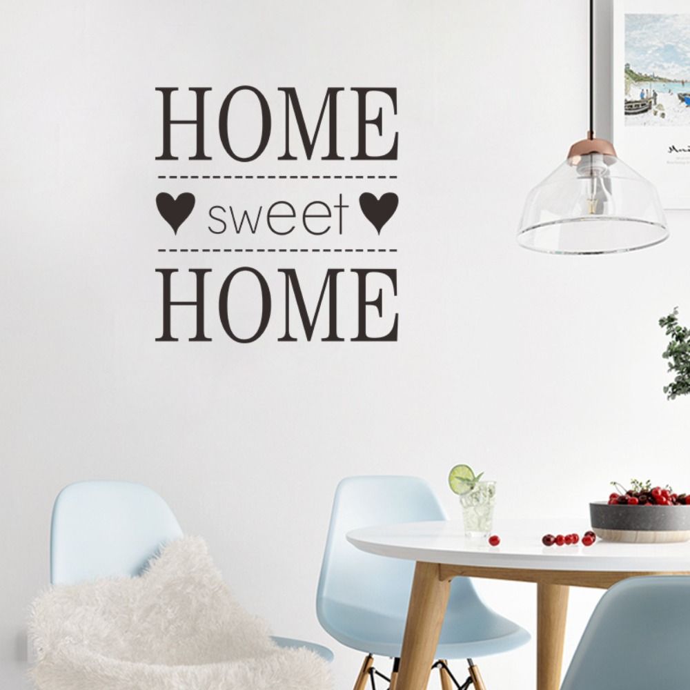 

English Slogan Home Slogan Sticker Self-adhesive English Wall Decal Living Room