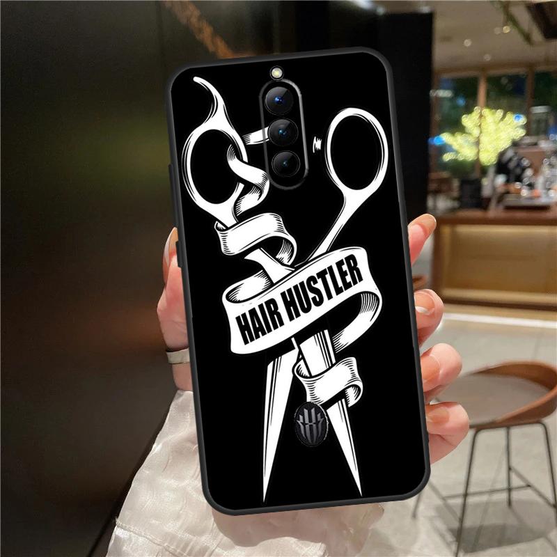 Barber Hair Stylist Case For ZTE Nubia Red Magic 11 10 9 8 8S 9S 10S Pro Plus 6 7 6S 7S For RedMagic 10 Air Cover