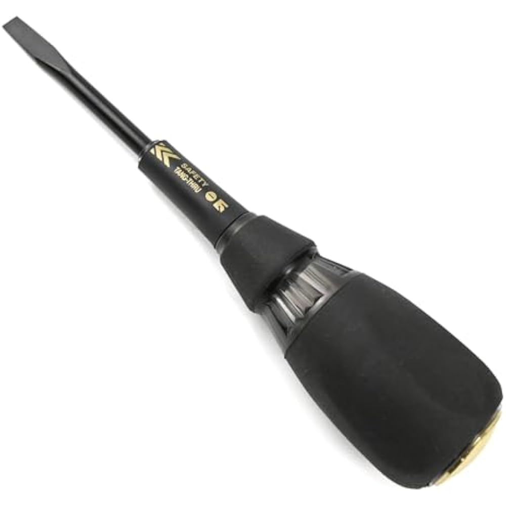Fujiya (Fujiya) safety penetration screwdriver, black gold - 6 x 100 mm, 564 SK-BG, ideal for swi...