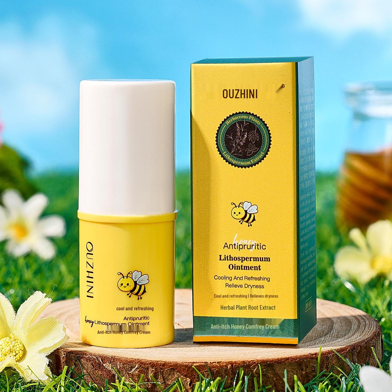 OUZHINI - Summer Anti-Itch Honey Comfrey Cream for Kids Insect Bite Relief and Skin Care